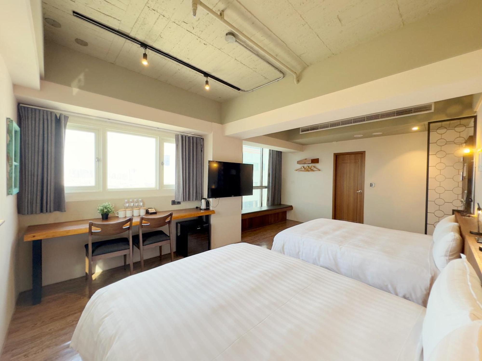 Roaders Hotel Tainan Chengda Zimmer foto